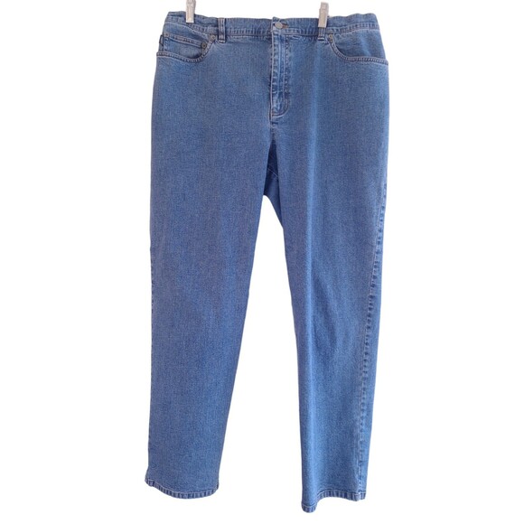 Lauren Jeans Company Women size 16 Ralph Lauren Denim Blue Jeans High Rise - Picture 1 of 5